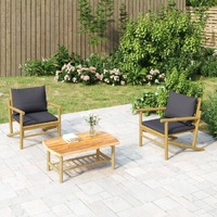  Garden Coffee Table 90x55x37 cm Bamboo
