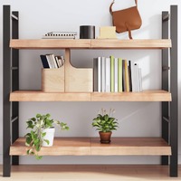  Wall Shelf Light Brown 120x50x(2-6) cm Treated Solid Wood Oak