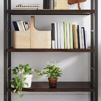  Wall Shelf Dark Brown 100x50x(2-4) cm Treated Solid Wood Oak