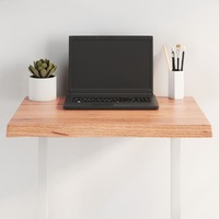  Table Top Light Brown 60x40x(2-4) cm Treated Solid Wood Live Edge
