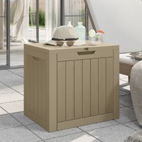  Garden Storage Box Grey 55.5x43x53 cm Polypropylene