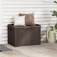  Garden Storage Box Brown 125 L PP
