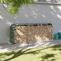  Log Holder Green 234x45x100 cm Galvanised Steel