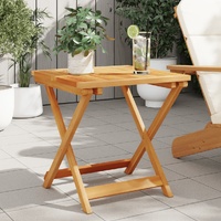  Folding Garden Table 50x50x50 cm Solid Wood Acacia
