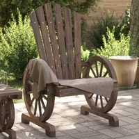  Garden Adirondack Chair Solid Wood Fir