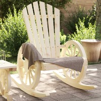  Rocking Adirondack Chair Solid Wood Fir