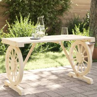  Garden Table 115x55x65 cm Solid Wood Fir