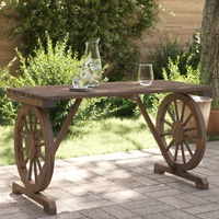  Garden Table 115x55x65 cm Solid Wood Fir