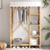  Wardrobe 110x45x170 cm Bamboo