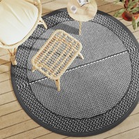  Outdoor Carpet Grey Ø160 cm PP