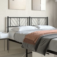  Metal Headboard Black 152 cm Queen