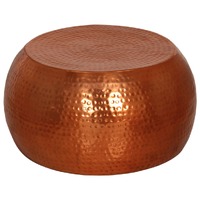  Coffee Table Brass Ø55x28 cm Aluminium