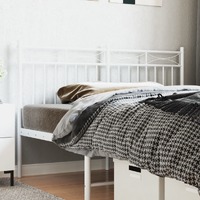  Metal Headboard White 152 cm Queen