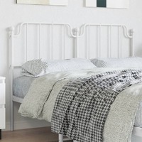  Metal Headboard White 152 cm Queen