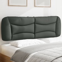  Headboard Cushion Dark Grey 152 cm Queen Fabric