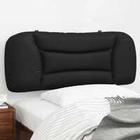  Headboard Cushion Black 107 cm King Single Faux Leather