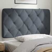  Headboard Cushion Dark Grey 107 cm King Single Velvet
