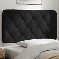  Headboard Cushion Black 107 cm King Single Velvet
