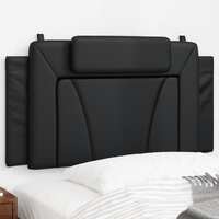  Headboard Cushion Black 107 cm King Single Faux Leather