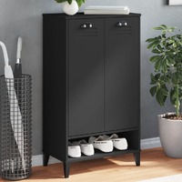  Shoe Cabinet VIKEN Black Engineered Wood