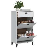  Shoe Cabinet VIKEN White Engineered Wood