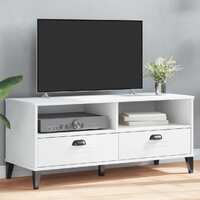  TV Cabinet VIKEN White Engineered Wood