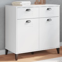  Sideboard VIKEN White 80x40x80 cm Engineered Wood