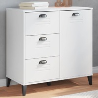  Sideboard VIKEN White 80x40x80 cm Engineered Wood