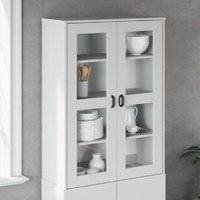  Top for Highboard VIKEN White Engineered Wood