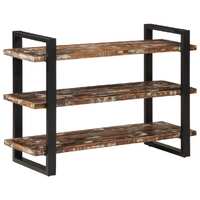  Sideboard 110x40x75 cm Solid Wood Reclaimed and Iron