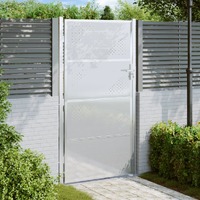  Garden Gate 100x180 cm Stainless Steel