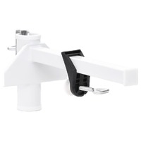  Umbrella Clamp for Balcony White 38 mm Steel