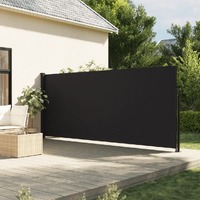  Retractable Side Awning Black 160x300 cm
