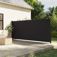  Retractable Side Awning Black 180x500 cm