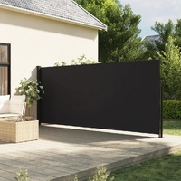  Retractable Side Awning Black 160x600 cm