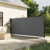  Retractable Side Awning Anthracite 180x600 cm