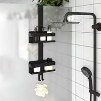  Hanging Shower Caddy Matt Black Brushed 304 Stainless Steel