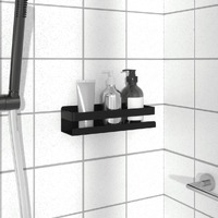  Shower Shelf Matt Black 23x6.5x6 cm Brushed 304 Stainless Steel