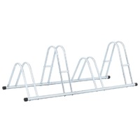  Bicycle Stand for 4 Bikes Floor Freestanding Galvanised Steel