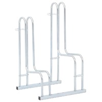  Bicycle Stand for 2 Bikes Floor Freestanding Galvanised Steel