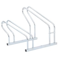  Bicycle Stand for 2 Bikes Floor Freestanding Galvanised Steel