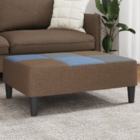  Footstool Patchwork 77x55x31 cm Fabric