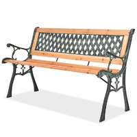  Garden Bench 122 cm Wood