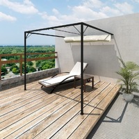  Garden Patio Awning Sun Shade Canopy Wall Gazebo