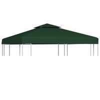 Water-proof Gazebo Cover Canopy 310 g / m² Green 3 x 3 m