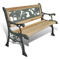  Children Garden Bench 84 cm Wood