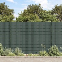  Garden Privacy Screen PVC 70x0.19 m Green