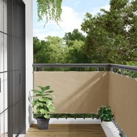  Balcony Screen Oxford Fabric 75x600 cm Beige