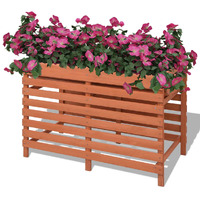  Planter 100x50x71 cm Wood