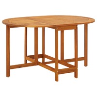  Garden Table 130x90x72 cm Solid Acacia Wood